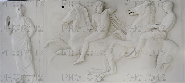 West frieze.