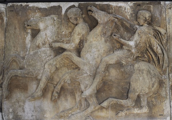 West frieze.