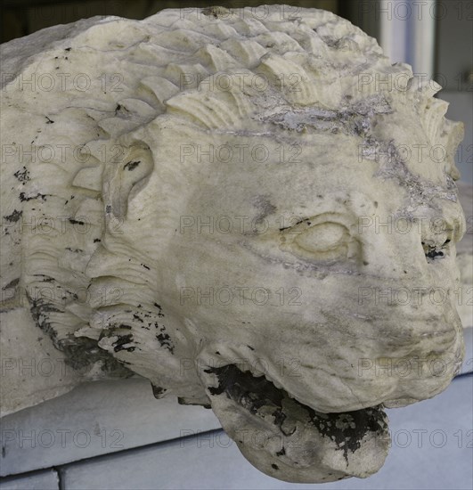 Lion-head waterspout of the Northeast corner of the Parthenon.