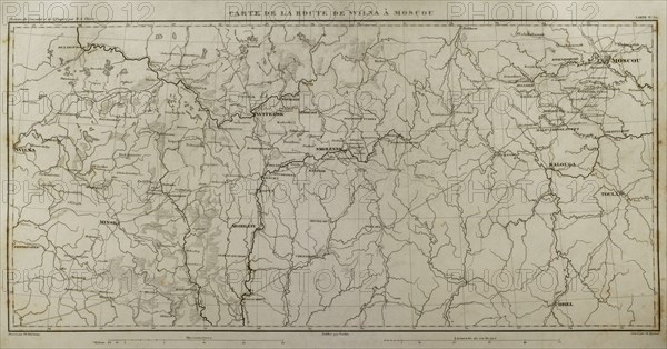 Route from Vilnius to Moscow.