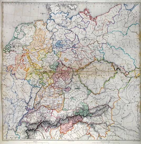 General map of Germany.