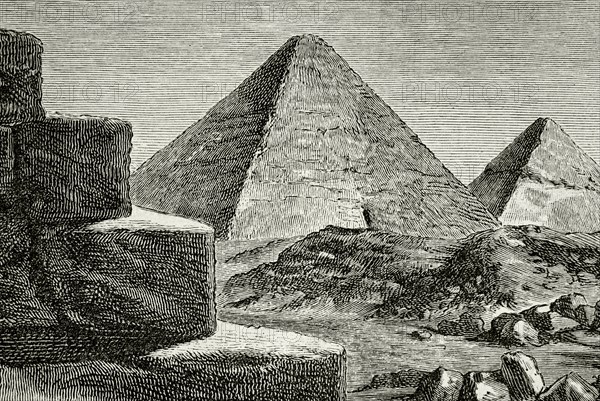 Giza Pyramid complex.