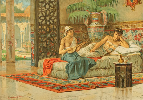 Slave in the harem.