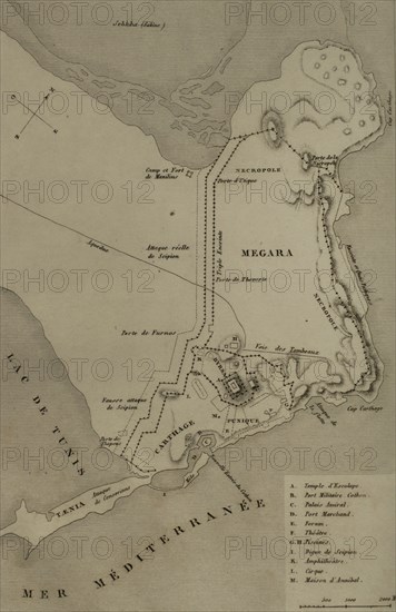 Map of Carthage and the Peninsula.