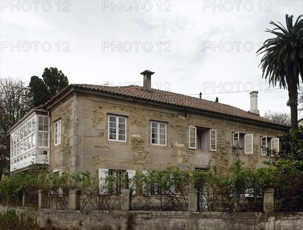 Birthplace of Spanish poet Eduardo Pondal.