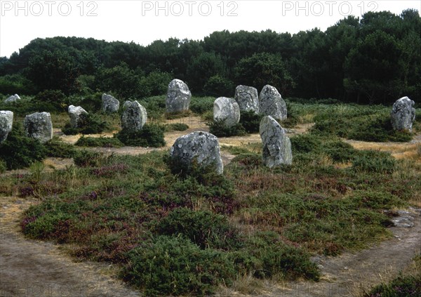 Carnac stones.