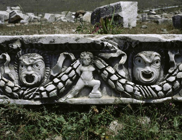 Fragment of the theater frieze.