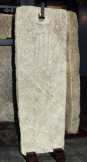 Sepulchral tombstone of the guild of the butchers.