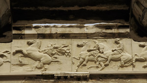 High-reliefs, under direction of Phidias.