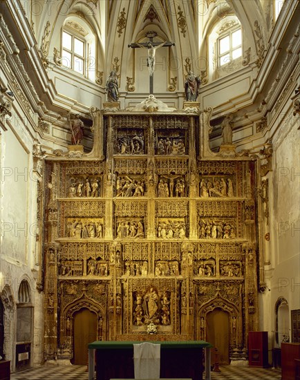 Altarpiece by school of Juan Guas.