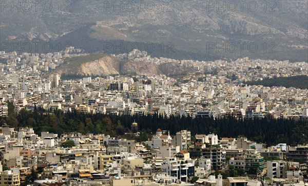 Athens. General view of the city.