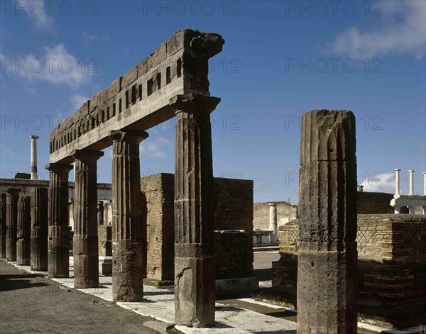 Portico of the Forum.