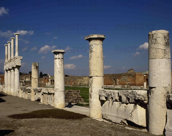 Forum colonnade.