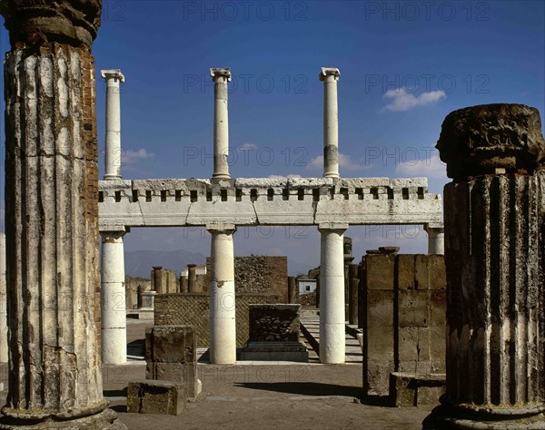 Forum colonnade.