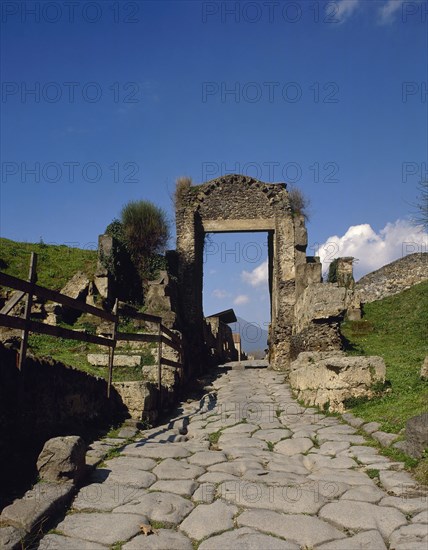 Nocera Gate and Via Nocera.