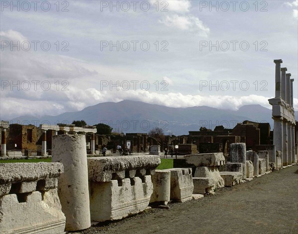 Forum colonnade.