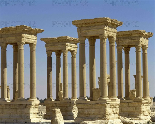 Tetrapylon of Palmyra.