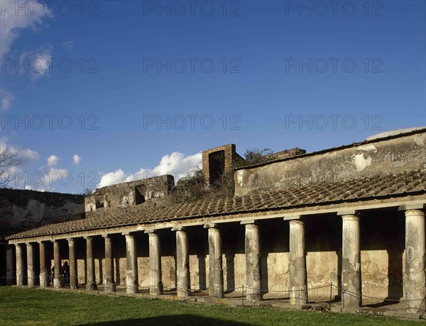 Palaestra of the Stabian Baths.