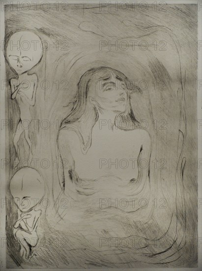 Madonna, 1894, by Edvard Munch