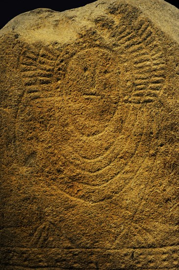 Stele of Granja de Toniñuelo, detail