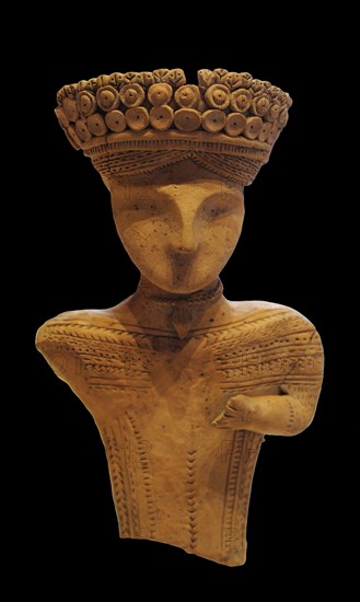 Terracotta female figure