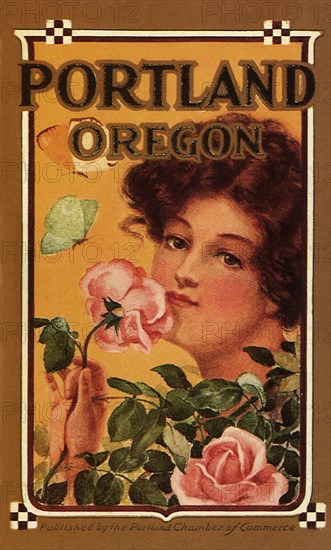 Woman Smelling Rose