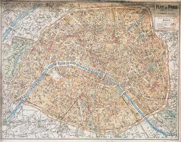 Map of Paris