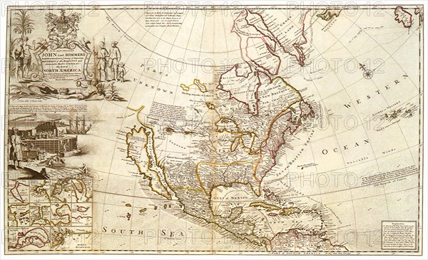 North America, c1720