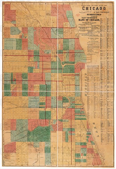 Official Guide Map of Chicago