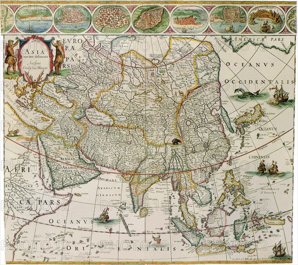 Map of Asia 1617