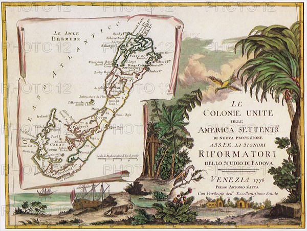 English Colonies 1778