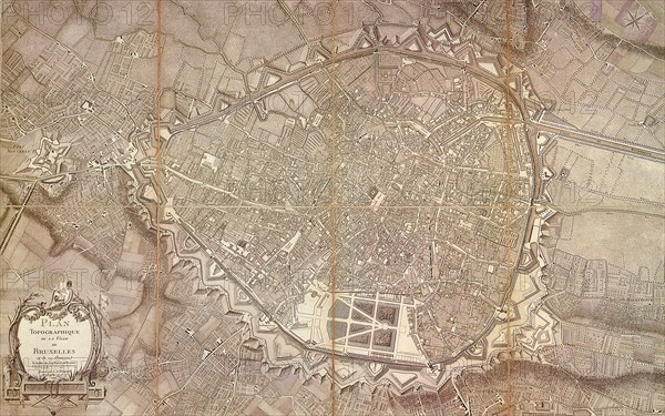Brussels Topography 1777