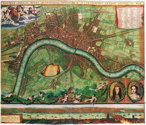 Plan of London 1700