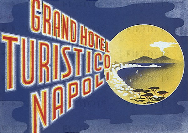 Luggage Label from Naples, Italy