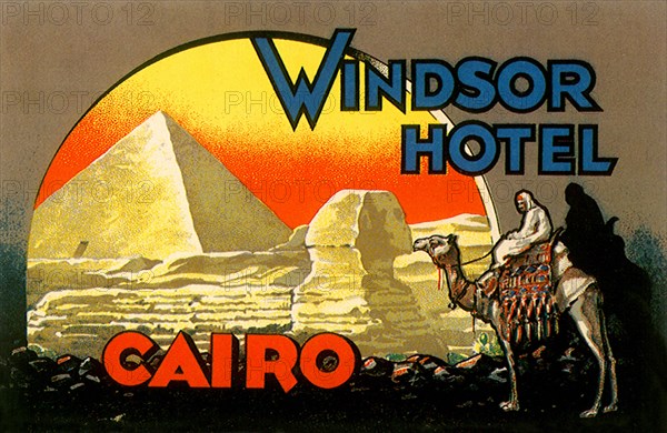 Luggage Label from Cairo