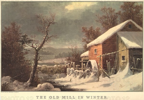 Old Mill in Winter