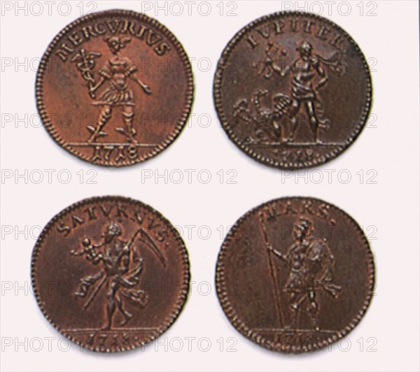 Swedish Daler Tokens