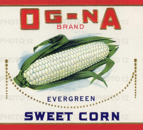 White Corn Label