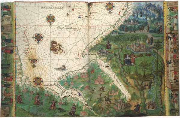 Map of East Africa etc 1547