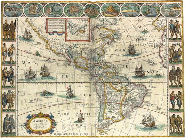 Map of New World 1617
