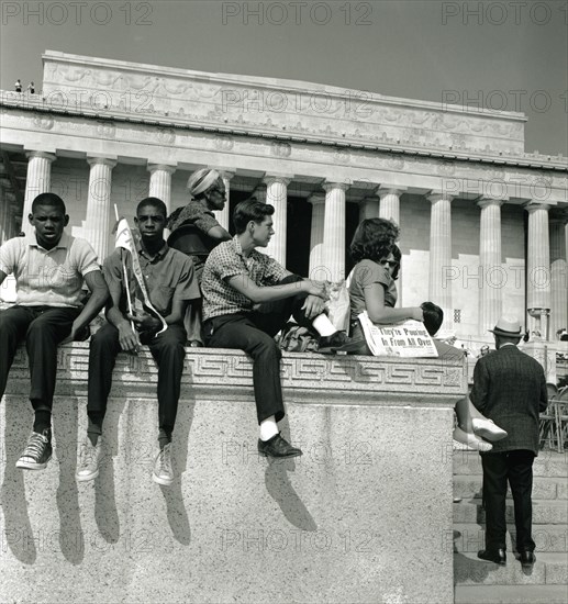 Students at March on Washington