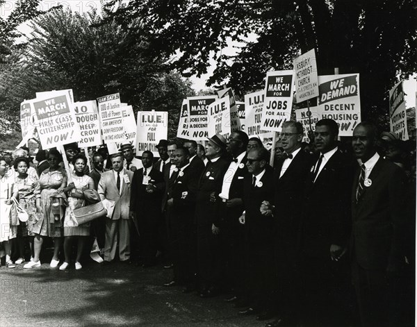 Civil Rights leaders at March on Washington