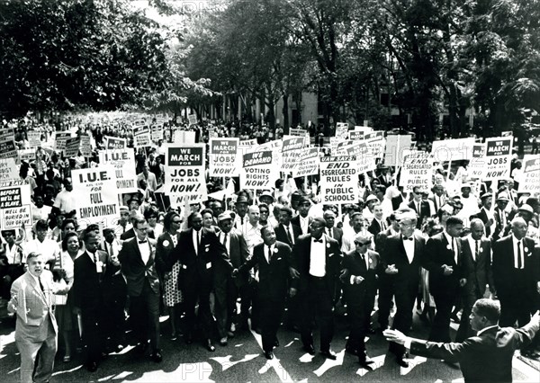 Civil Rights leaders at March on Washington