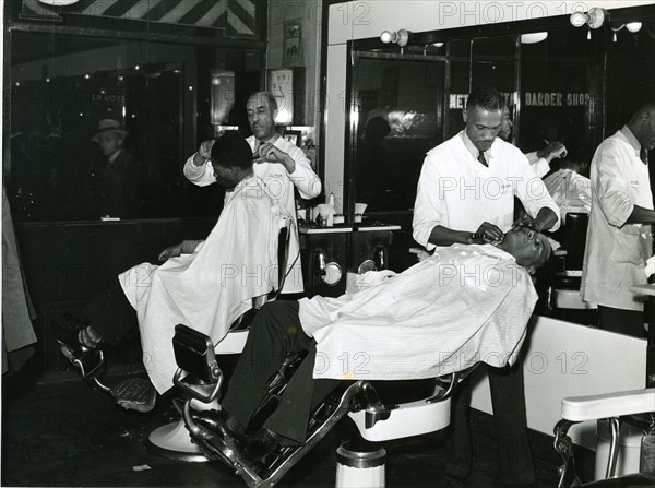 African-American-owned barber shop