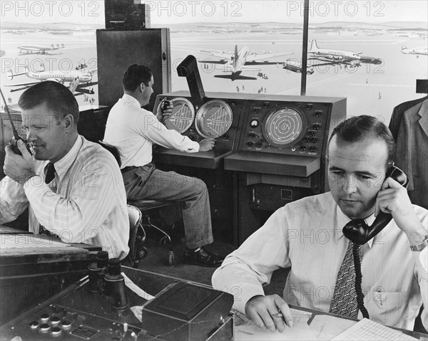 Control Tower Radar In Use