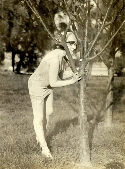 1920s-era bathing beauty