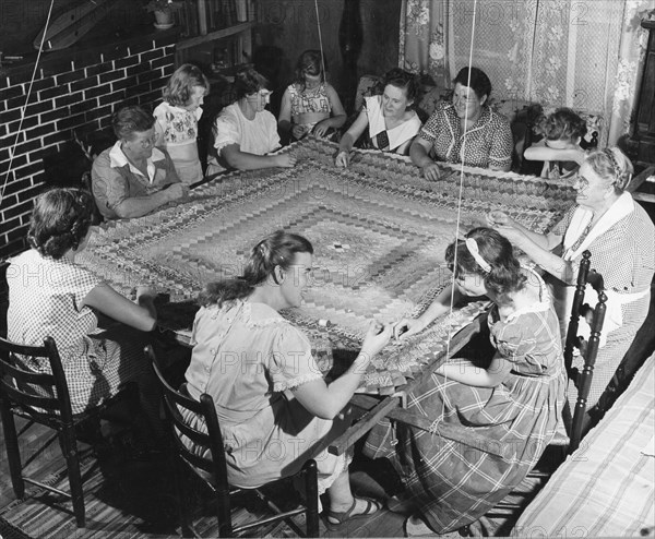 Four Generations Quilting Party