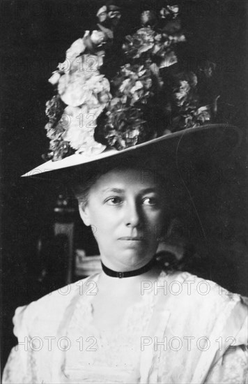 Portrait of Helen Herron Taft, wife of President William Howard Taft. Circa 1914.