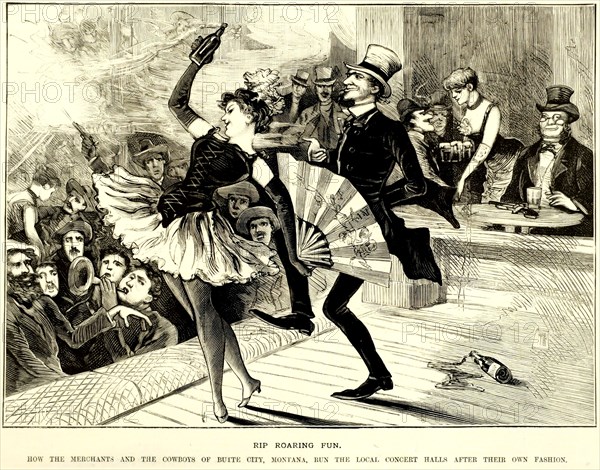 19 June 1886 - How the merchants and cowboys in Butte, Montana run the saloons after their own fashion.