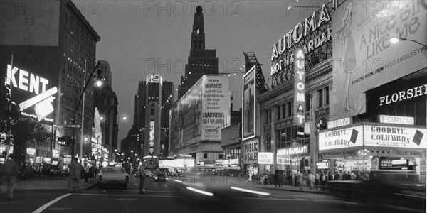 Times Square At Dusk